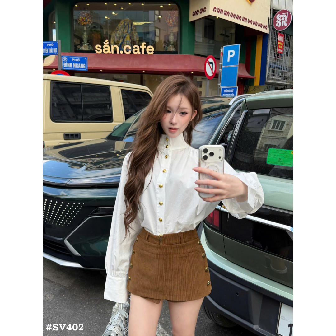 韓国風 レディース 2点セット ハイネックブラウス＋ミニスカート 上品 大人可愛い セットアップ
