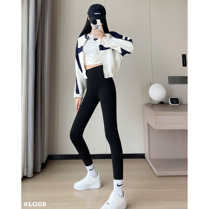 レディース 裏起毛 レギンス ハイウエスト 美脚 ストレッチ 防寒 あったか 秋冬パンツ