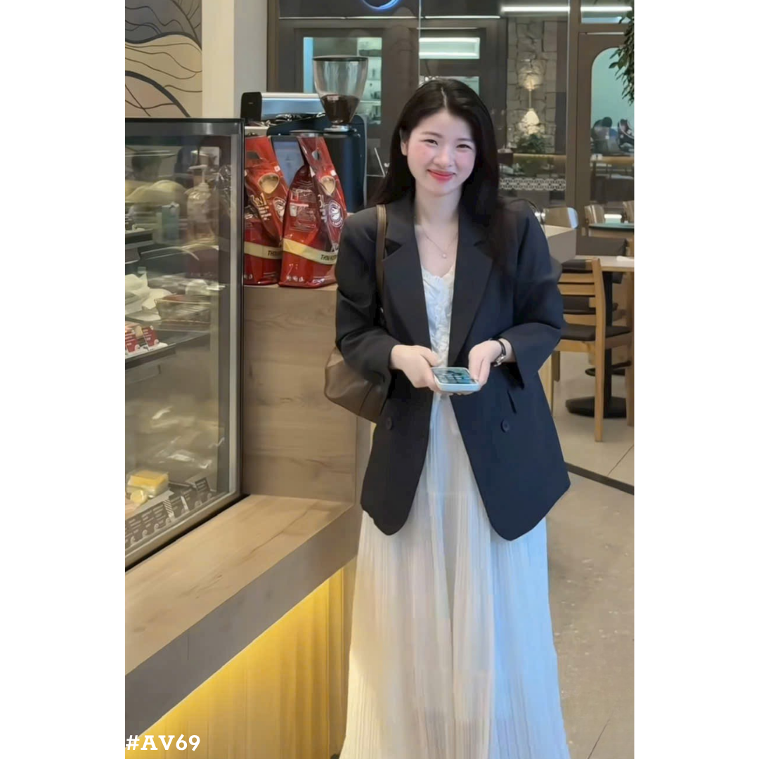 レディース ダブルボタン テーラードジャケット 韓国風 きれいめ オーバーサイズ