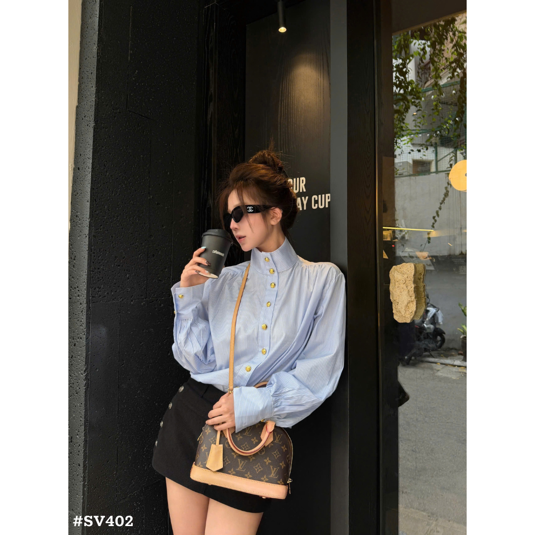 韓国風 レディース 2点セット ハイネックブラウス＋ミニスカート 上品 大人可愛い セットアップ