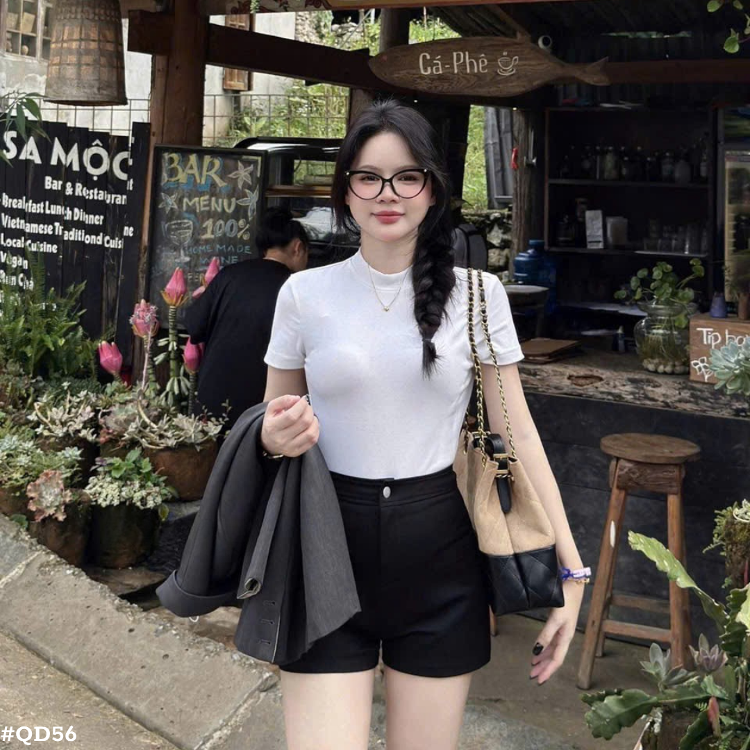 レディース ハイウエスト ショートパンツ 美脚 シンプル 韓国風 きれいめ