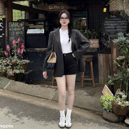 レディース ハイウエスト ショートパンツ 美脚 シンプル 韓国風 きれいめ
